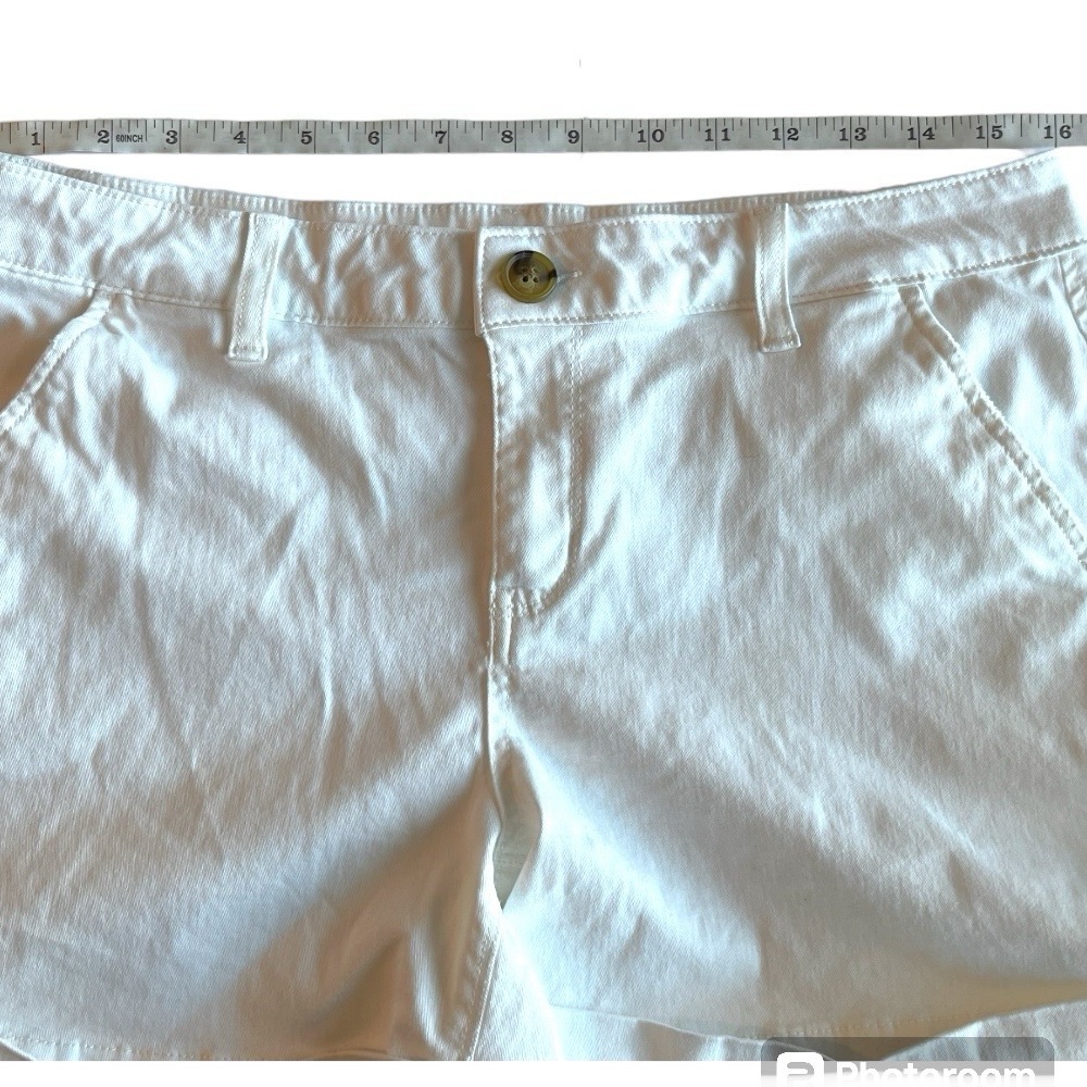 SO Shorts Favorite Midi Low Rise White Stretch Juniors 11 - Picture 8 of 10